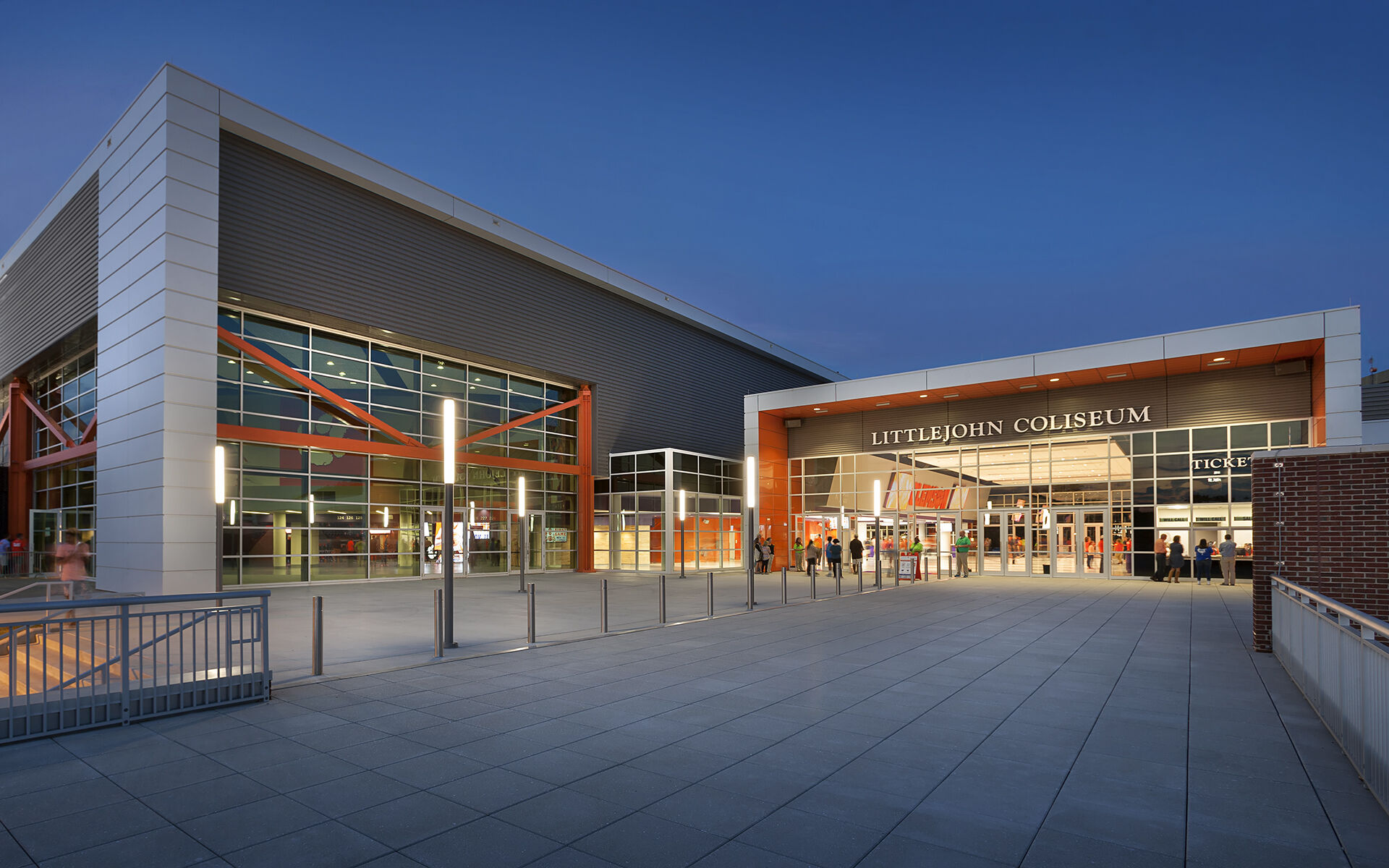Clemson University Littlejohn Coliseum Practice Gym & Shooting Courts