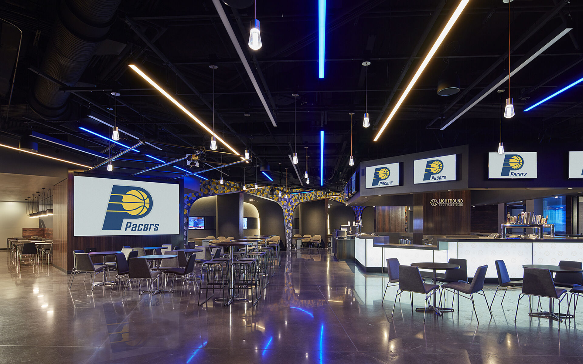 Indiana Pacers Gainbridge Fieldhouse Club Upgrades