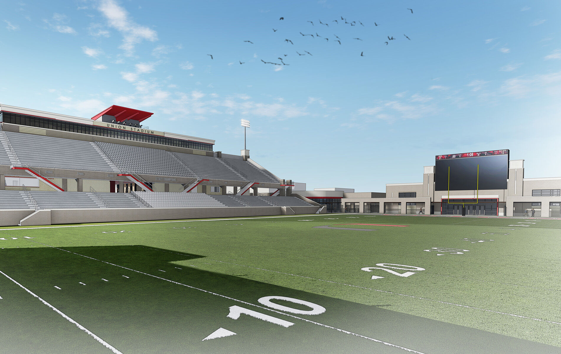 Union Public Schools ISD 9 Union High School Tuttle Stadium Expansion & Performing Arts Center Renovation